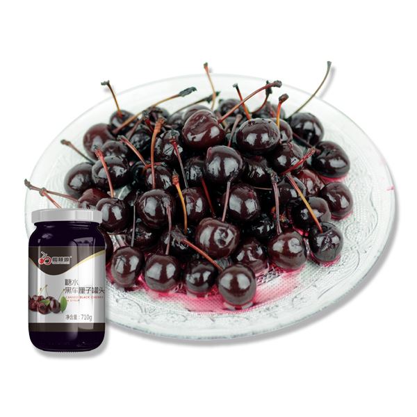 canned black cherry with stem